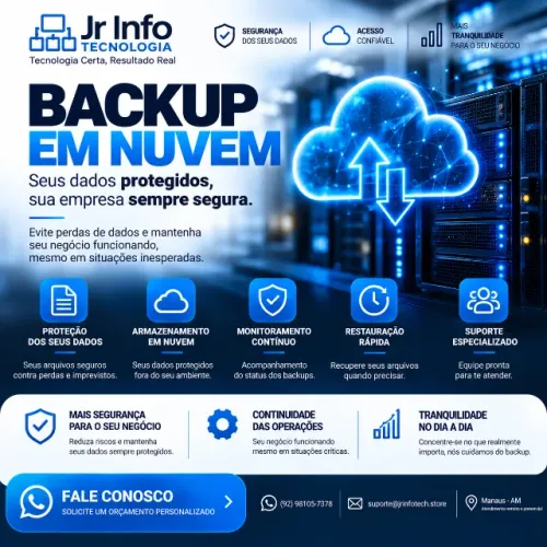 Backup em Nuvem para Empresas | Proteja Seus Arquivos