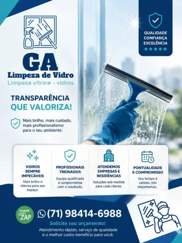 Limpeza de vidros
