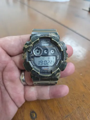 GShock camuflado verde