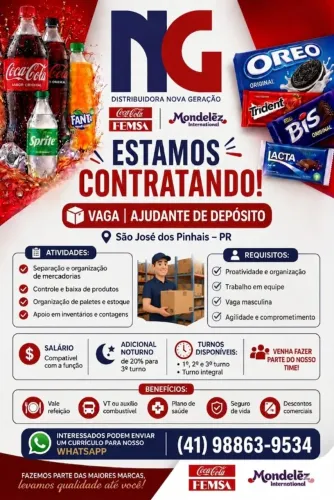 Ajudante de Depósito
