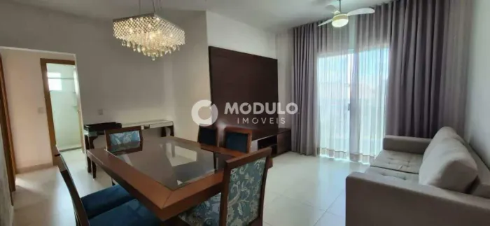 Apartamento mobiliado disponível para locação no bairro Osvaldo Rezende.