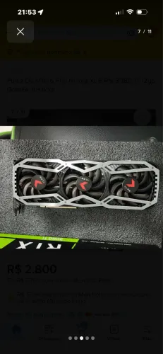 Placa de vídeo RTX 3080TI  12GB NVIDIA 
