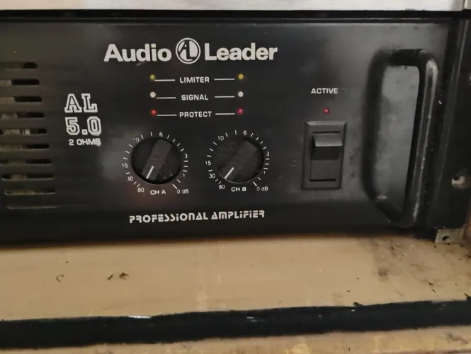 Potência audio leader Al 5.0  5000mil whats rms a 2 ohms