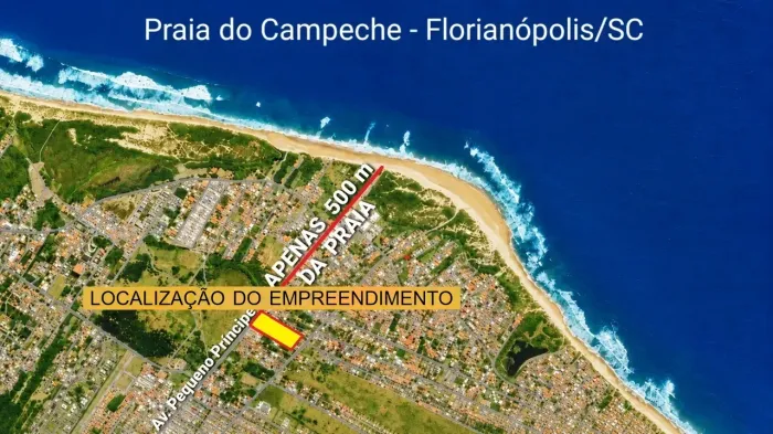 Studios no Campeche, Florianópolis. Com 22m² por 328 mil. Só 500m da praia! Excelente para