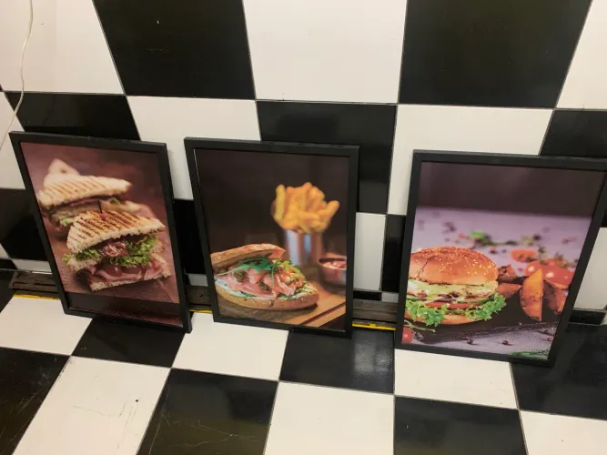 Quadros decorativos para Hambúrgueria