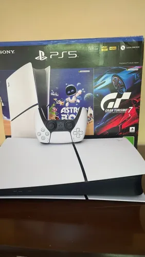 PS5 slim 825gb impecável com nota fiscal