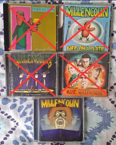 Raridade CDs banda Millencolin surf skate snowboard