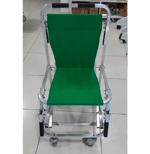 Cadeira de rodas dobrável para resgate em alumínio