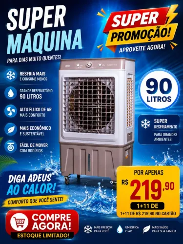 Climatizador 90 litros 350w
