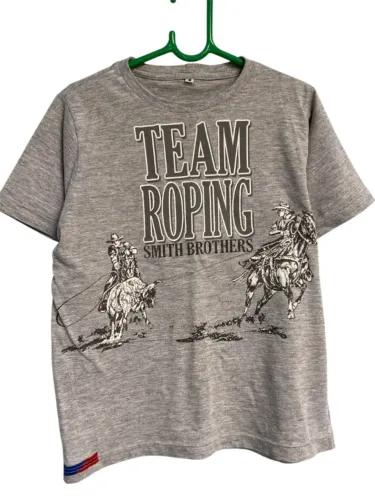 Camiseta Infantil Country Smith Brothers Cinza, Tamanho 8
