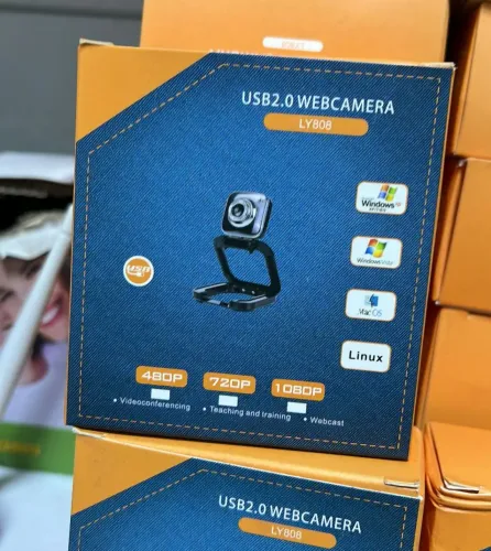 Webcam com microfone 1080p full HD - entrega em slz e região 