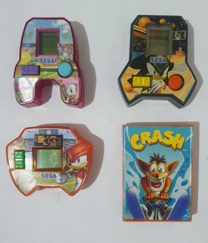 COLEÇÃO GAME WATCH 4 MINI GAME ORIGINAL MCDONALDS IGUAL GAME WATCH