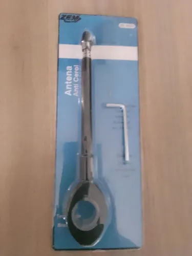 Antena corta pipa moto aco inox