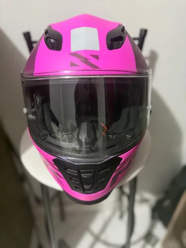 Capacete Norisk Rosa FF302 Soul tamanho 60