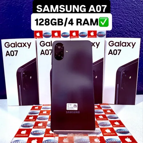 VENDO SAMSUNG A07 4/128GB NOVO PRONTA ENTREGA