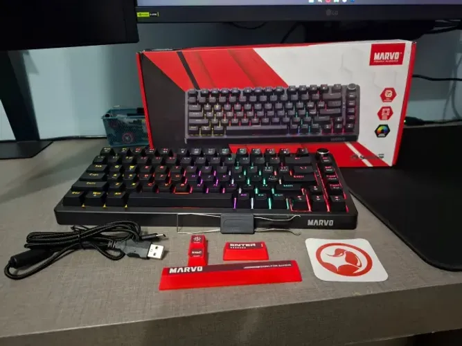 Teclado Mecânico MARVO Arma 82 (NOVO)