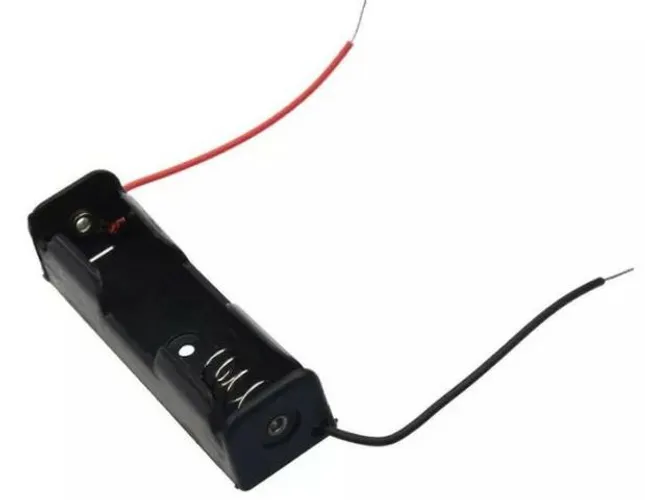 Suportes de 1 Pilha AA Preto KIT 3 Arduino Automação Robotica COD-CP18