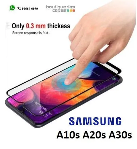Película Tela de Vidro Temperado 3d / 5d c borda Samsung Galaxy A10s A20s A30s A03 core