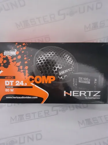 Par de mini Tweeter. Hertz. DT24.3. Italiano.  Garantia. Novo. Instalado. 