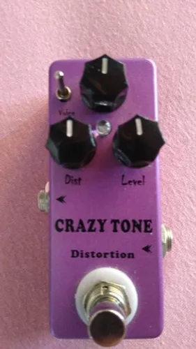 Pedal Guitarra Crazy Tone Disrtorção