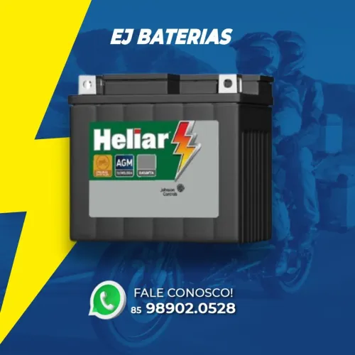 Baterias de moto moura e heliar 