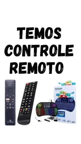 Controle remoto tv