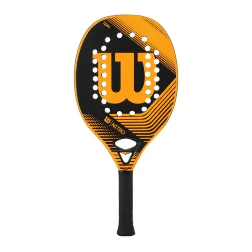 Raquete de Beach Tennis Wilson Nitro + Kit 3 Bolas Penalty Stage 2 Areia