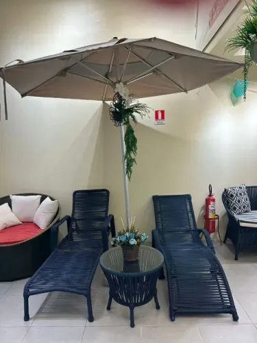 Espreguiçadeira em corda náutica 