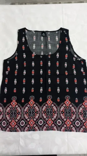 Blusa regata Hering M saltinha. Preta 
