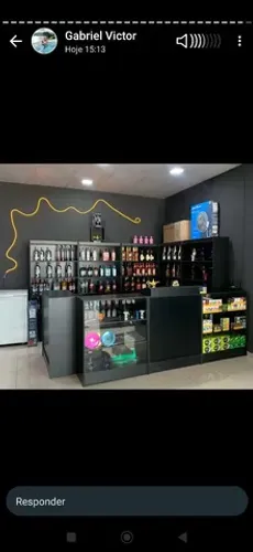 KIT ADEGA MDF PRATELEIRAS E BALCÕES 