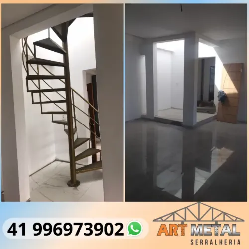 Fabricação e instalação de escadas metálicas