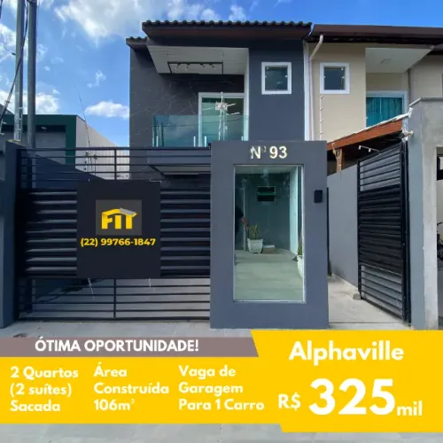 FIT - Venda - Casa Duplex - 2 Quartos (2 suítes) - 106m²