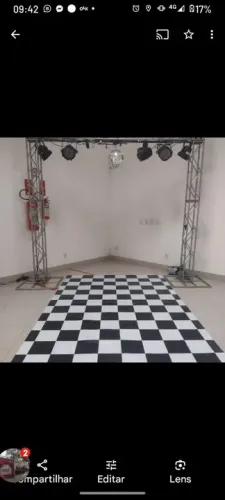 Pista de dança para locação 