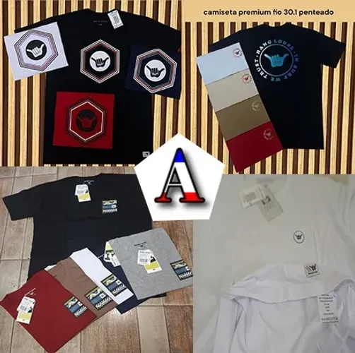 Camiseta Hang Loose Atacado camisa masculina Revender Camisetas de Marca Padrão Shopping