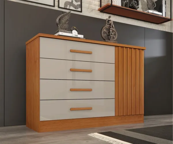 Cômoda 4 Gavetas Barcelona - Entrega Rápida
