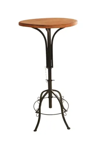 Mesa Bistrô Ajustável Redonda Tampo 50cm 