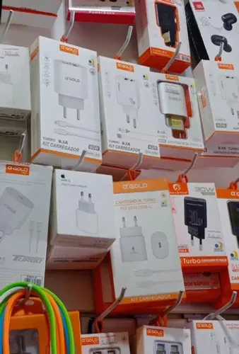 carregador de celular tipo c usb turbo iphone turbo 30w 40w 
