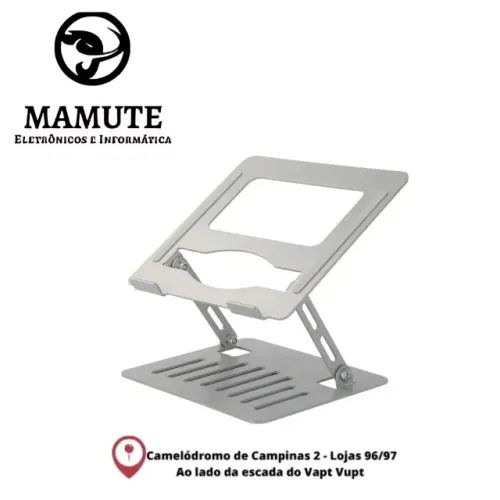 Suporte Rotativo P/ Notebook/tablet 11 A 17 Polegada Bmg-63 Cor Prata