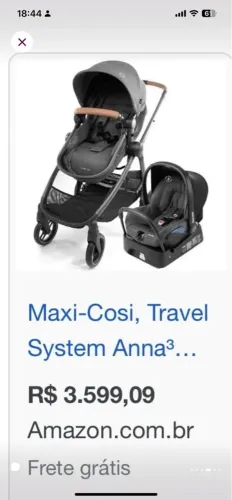 Carrinho de Bebê Maxi-Cosi Travel System Anna3