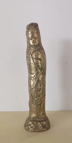 Escultura Em Bronze Maciço - 2,5 Kg