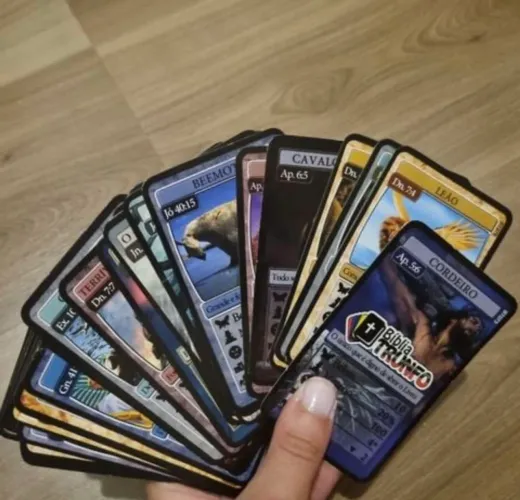 jogo de cartas animais misteriosos bíblia trunfo