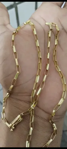 Corrente de ouro 18k grossa para vender ou trocar em ouro também valor negociável 9.300