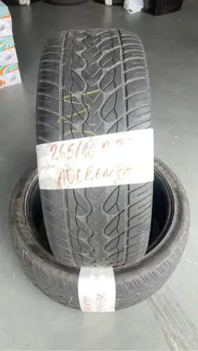 Jogo de Pneus 265/40 R22 Aderenza meia vida riscado lateral 