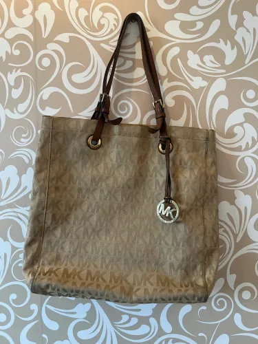 bolsa michael michael kors jet set north south monograma