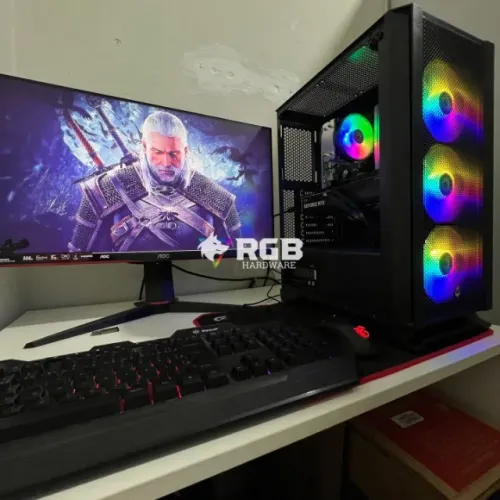 PC Gamer COMPLETO RYZEN 5 + RTX3060 + 1 ano de garantia e em até 12x