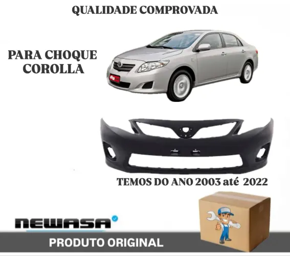 Para-choque Corolla 2003-2022 - Produto De boa qualidade 
