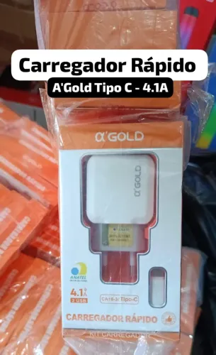 Carregador Rápido A gold Tipo C 4.1A