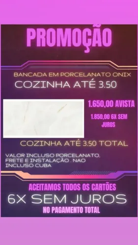 Cozinha em porcelanato