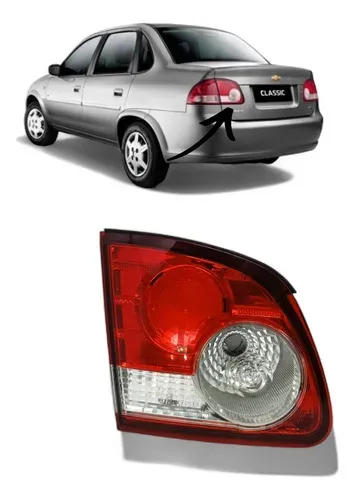 Lanterna Tampa Corsa Classic 2011-2016  Orig Usado detalhe Esquerdo Vermelho