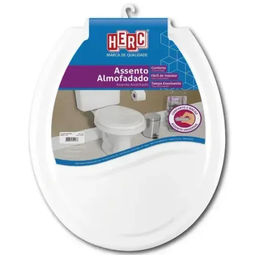 Assento sanitário almofadado Herc branco